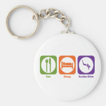 Eat Sleep Scuba Dive Key Chain