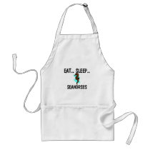 Eat Sleep SEAHORSES Aprons