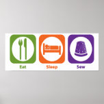 Eat Sleep Sew Print