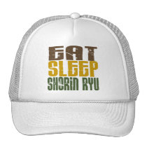 Eat Sleep Shorin Ryu 1 hats