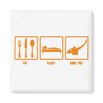 Eat Sleep Shot Put Magnets