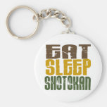 Eat Sleep Shotokan 1 Keychains