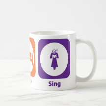 Eat Sleep Sing Coffee Mugs