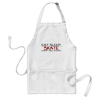 Eat Sleep Skate Aprons by worldsfair
