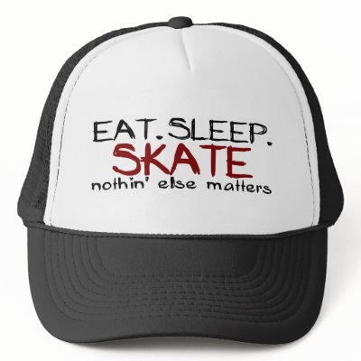 Eat Sleep Skate Mesh Hats by worldsfair