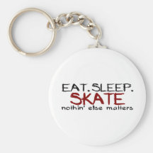 Eat Sleep Skate Keychains