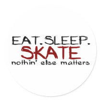 Eat Sleep Skate Sticker