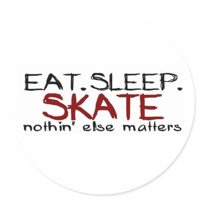 Eat Sleep Skate Sticker by worldsfair