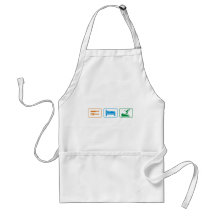 EAT SLEEP SKI APRON