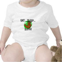 Eat Sleep SLOTHS Tshirt