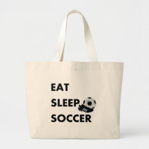 Eat Sleep Soccer Bags