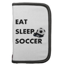 Eat Sleep Soccer Folio Planners