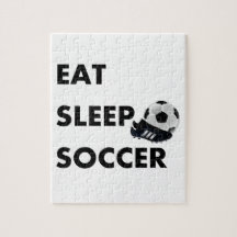 Eat Sleep Soccer Puzzles