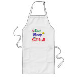 Eat Sleep Softball Apron
