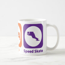 Eat Sleep Speed Skate Mugs