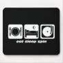 Eat sleep spin mousepad