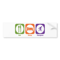 Eat Sleep Stargaze Bumper Stickers