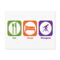 Eat Sleep Stargaze Postcards
