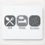 Eat Sleep Sudoku Copy Mouse Pad