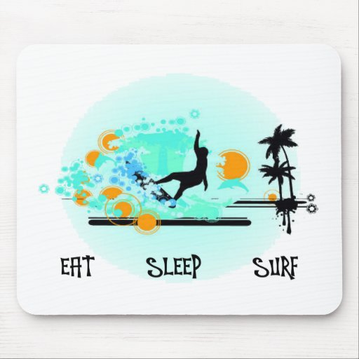 Eat Sleep Surf Mousepad