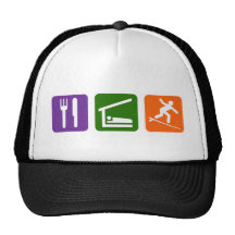 Eat Sleep Surfing Trucker Hats