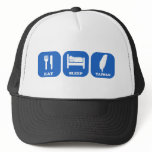 Eat Sleep Taiwan Hats
