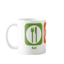 Eat Sleep Teach Kindergarten Coffee Mugs