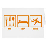 Eat Sleep Tennis Cards