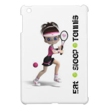Eat, Sleep, Tennis, Girl iPad Mini Cover