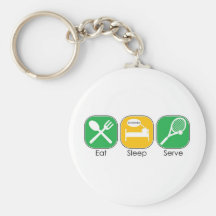 Eat Sleep Tennis Key Chain