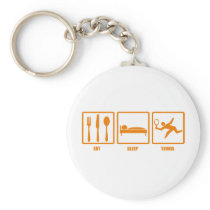 Eat Sleep Tennis Keychain