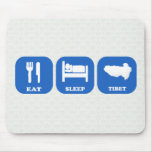 Eat Sleep Tibet Mousepad