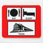 Eat, Sleep, Train Mousepads