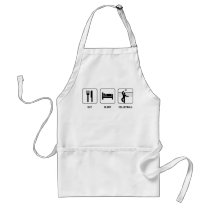 Eat Sleep Volleyball Apron