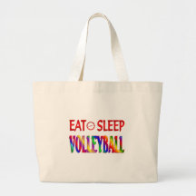 Eat Sleep Volleyball Bags