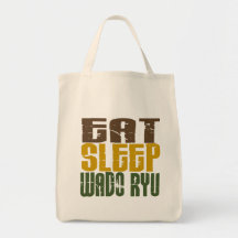 Eat Sleep Wado Ryu 1 Canvas Bags