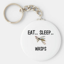 Eat Sleep WASPS Keychains