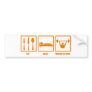 Eat Sleep Weight Lifting Bumper Sticker