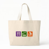 Eat Sleep Windsurfing Canvas Bags