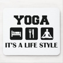 Eat Sleep Yoga Mousepad