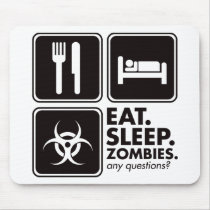 Eat Sleep Zombies - Black