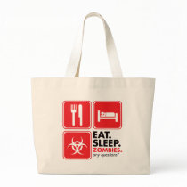 Eat Sleep Zombies - Red Bag