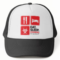Eat Sleep Zombies - Red