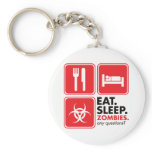 Eat Sleep Zombies - Red