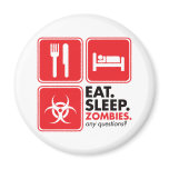 Eat Sleep Zombies - Red