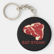 Eat STeak Keychains