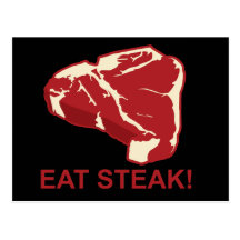 Eat STeak Post Cards
