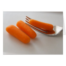 Eat your Carrots Greeting Cards