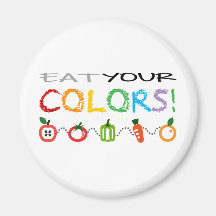 Eat Your Colours! Fridge Magnet