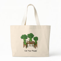 Eat Your People Tote Bags